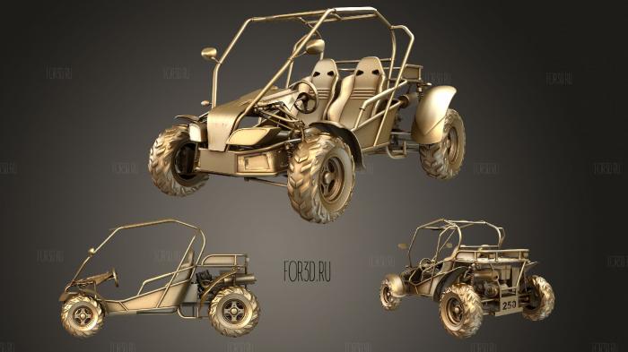 Buggy stl model for CNC